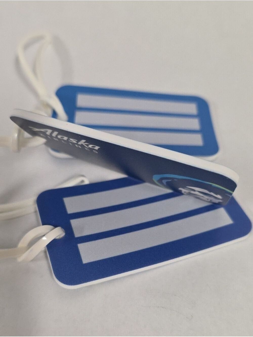Alaska Airlines Luggage Tags (3) Like New - Picture 6 of 6
